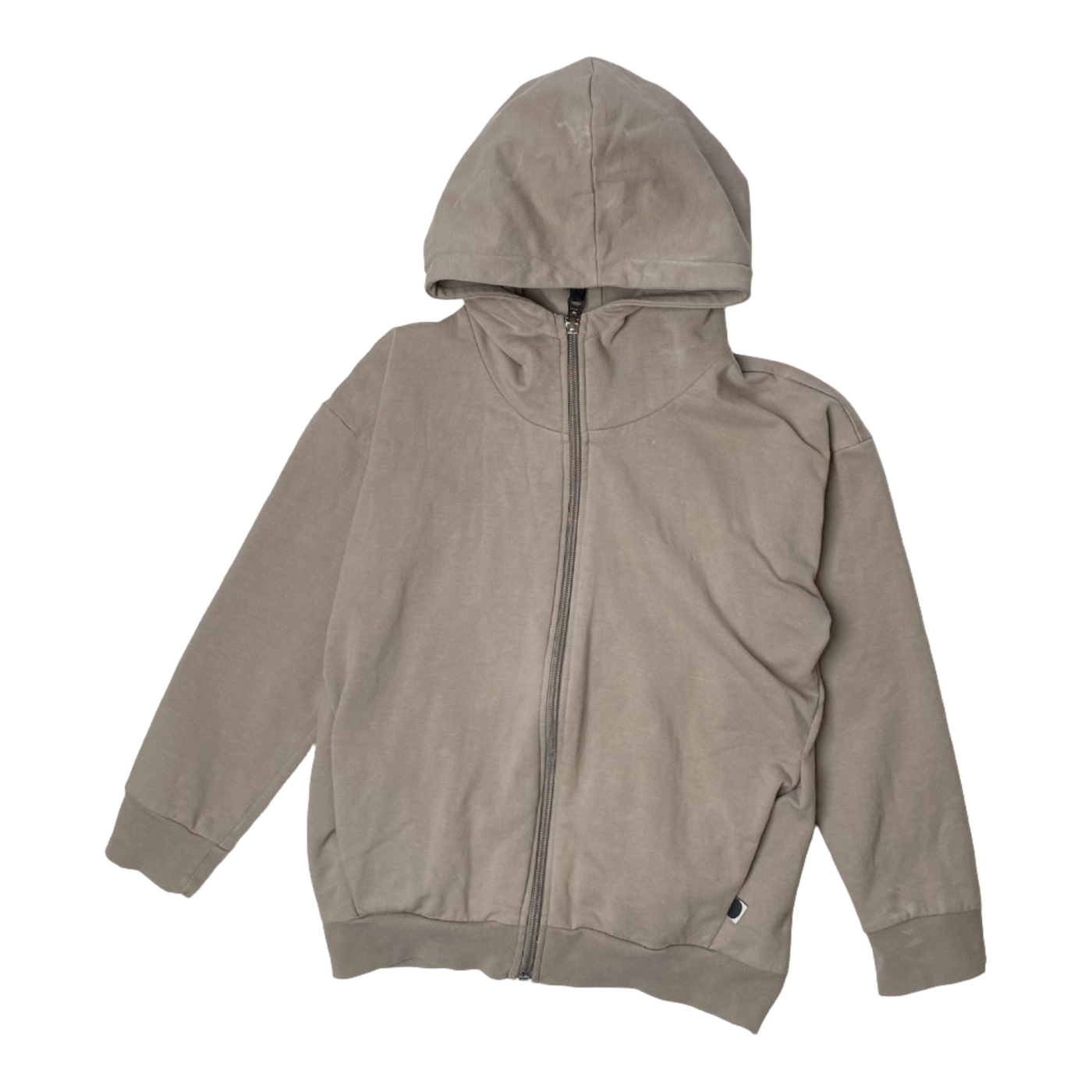 Papu zipper sweat hoodie, tan | 134/140cm