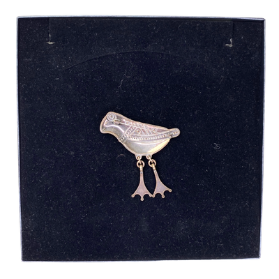 Kalevala Koru Hattulan lintu pin, bronze