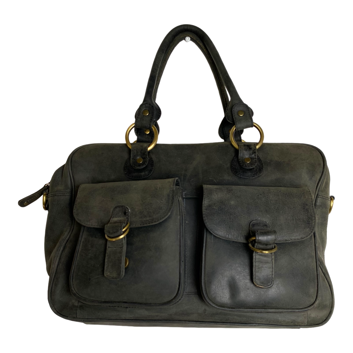 Harold's Bags leather shoulder bag medium, jet