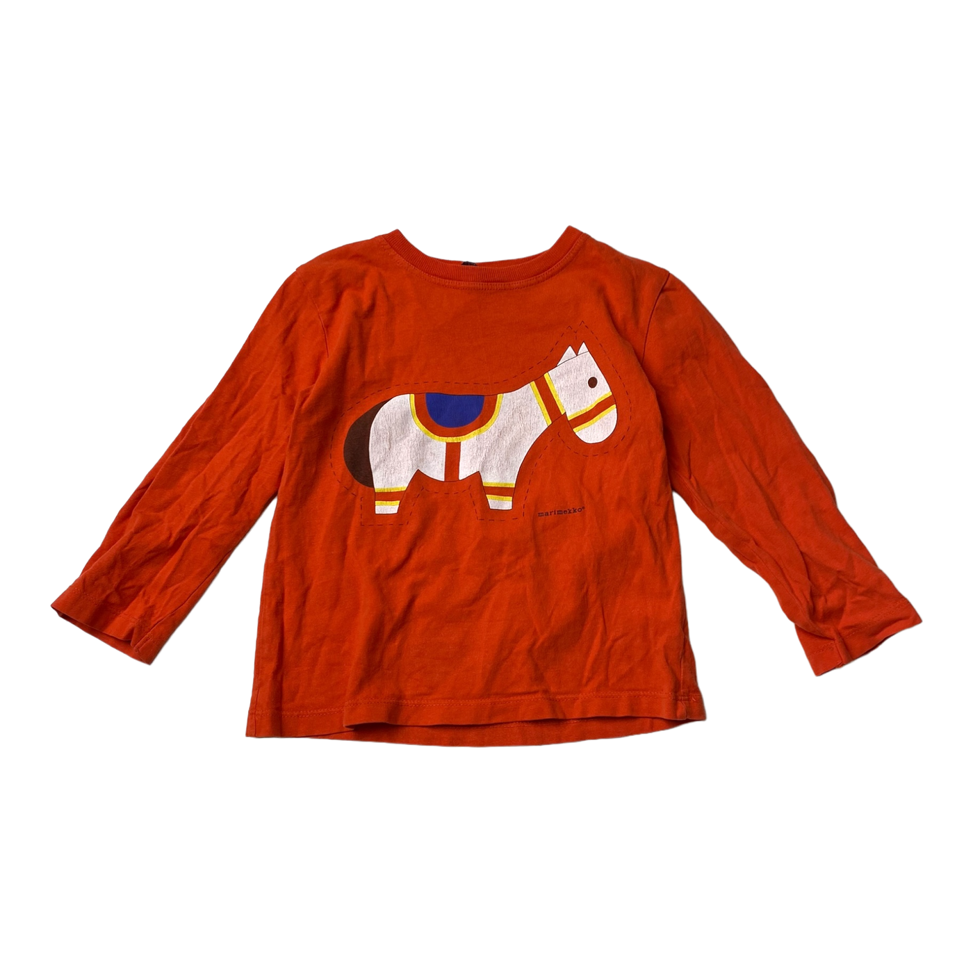Marimekko shirt, horse | 104cm