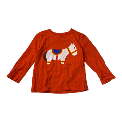 Marimekko shirt, horse | 104cm