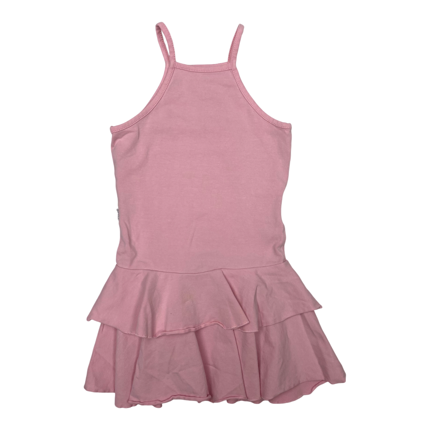 Gugguu spagetti frilla dress, pink | 92cm