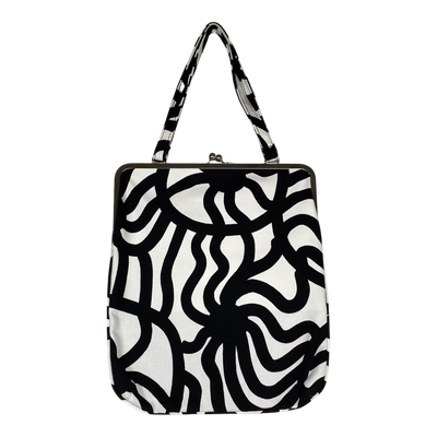 Marimekko bag, black/white | onesize