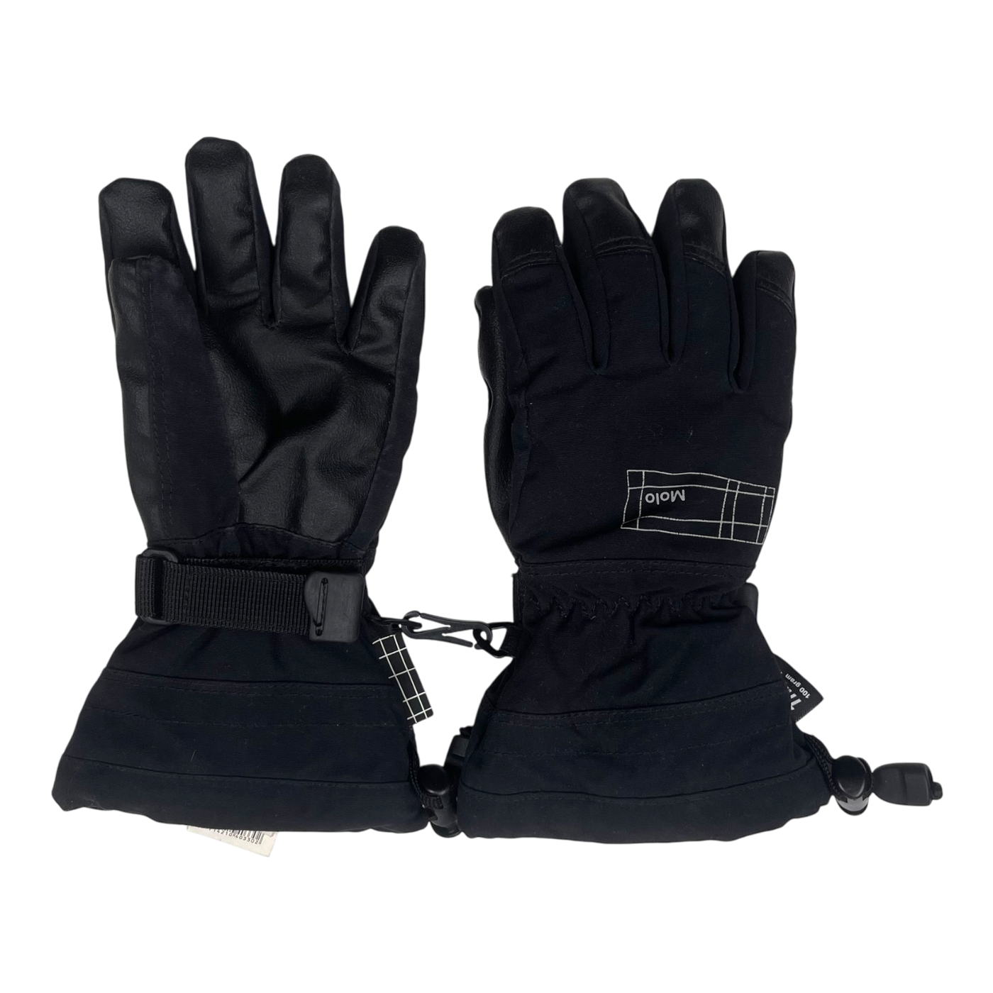 Molo mackenzie ski winter gloves, black | 3-5y