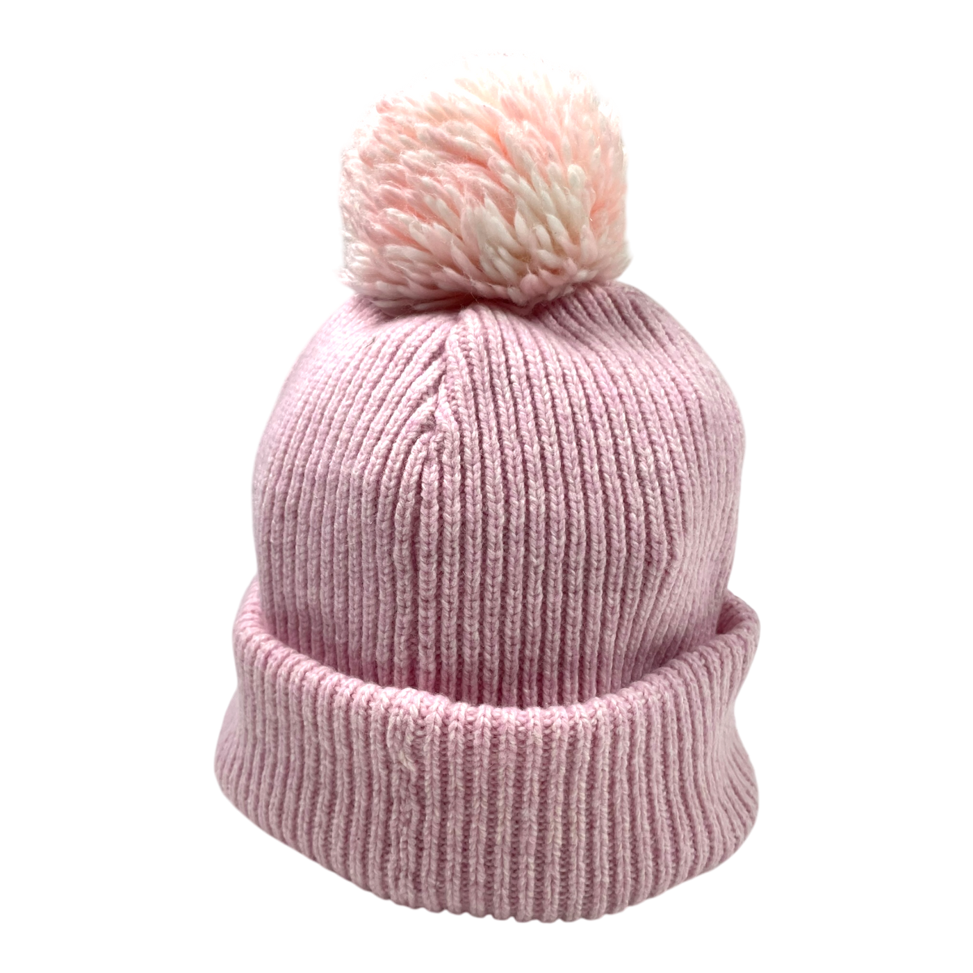 Sätila wool beanie with pom, pink | one size