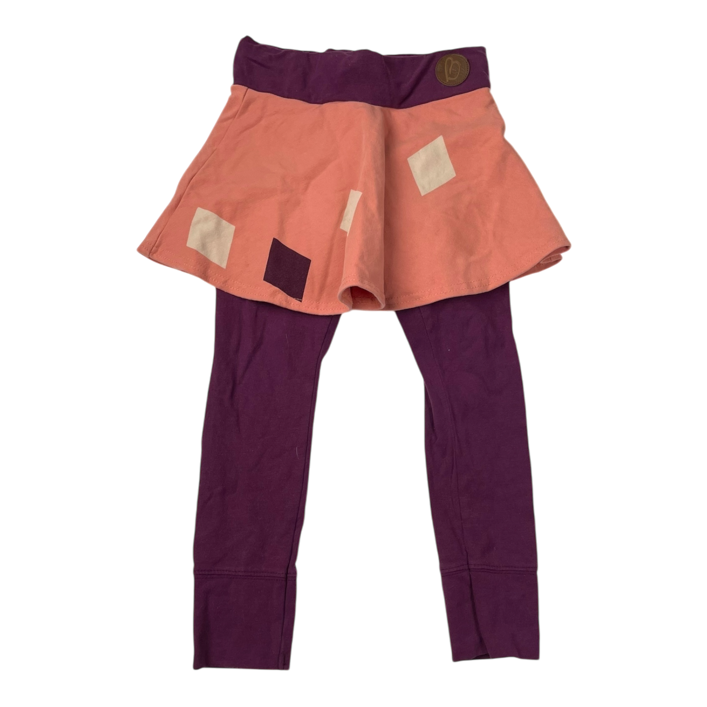 Blaa leggings skirt, peach / purple | 86/92cm