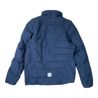 Reima porosein down winter jacket, navy blue | 158cm