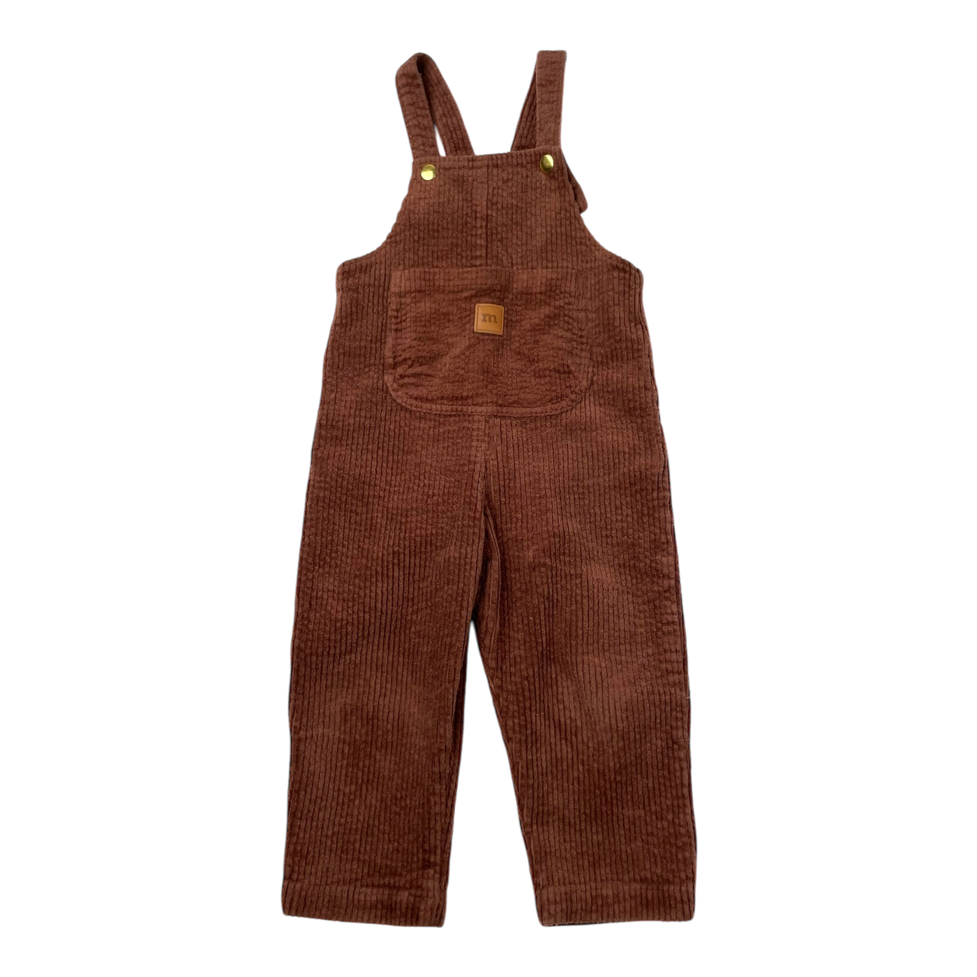 Metsola corduroy dungarees, brown | 86/92cm