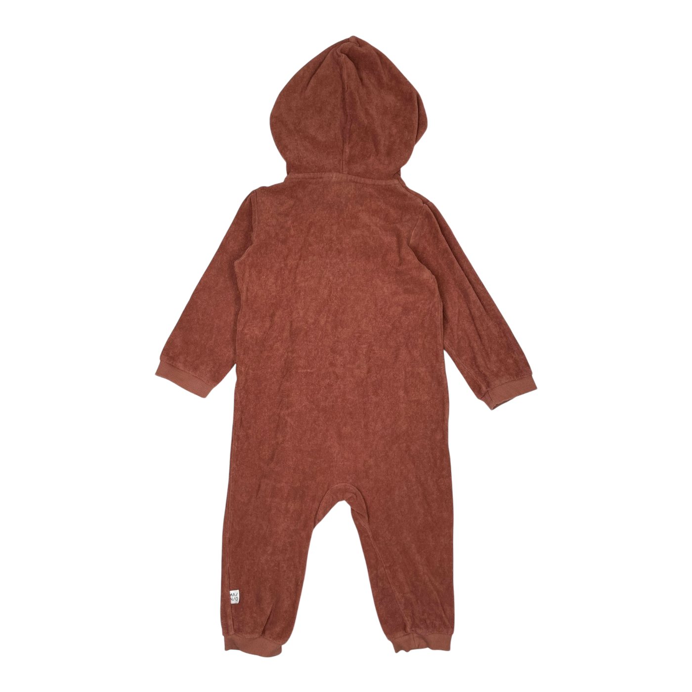 Mainio terry jumpsuit, brown | 86/92cm