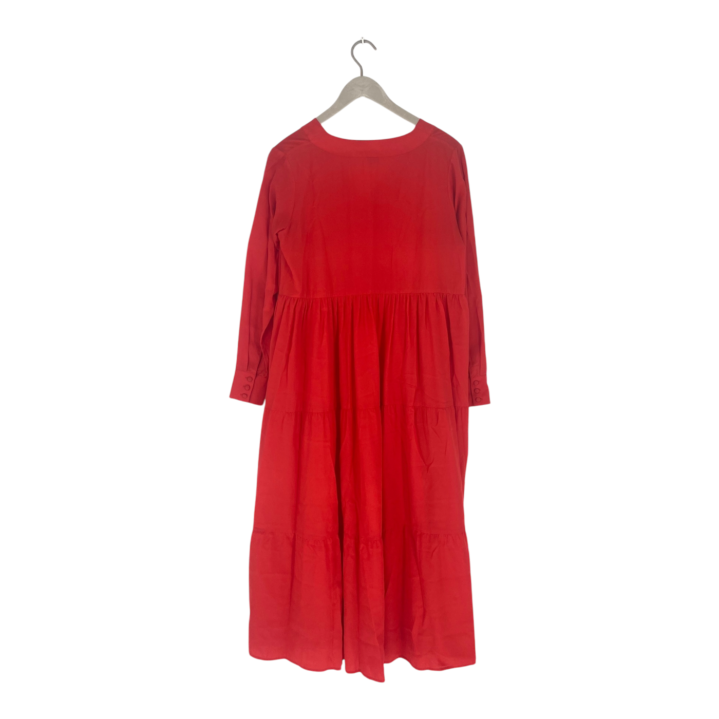 R-collection silk dress, red | woman XS