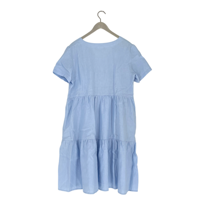 Nakoa linen layered dress, baby blue | woman L