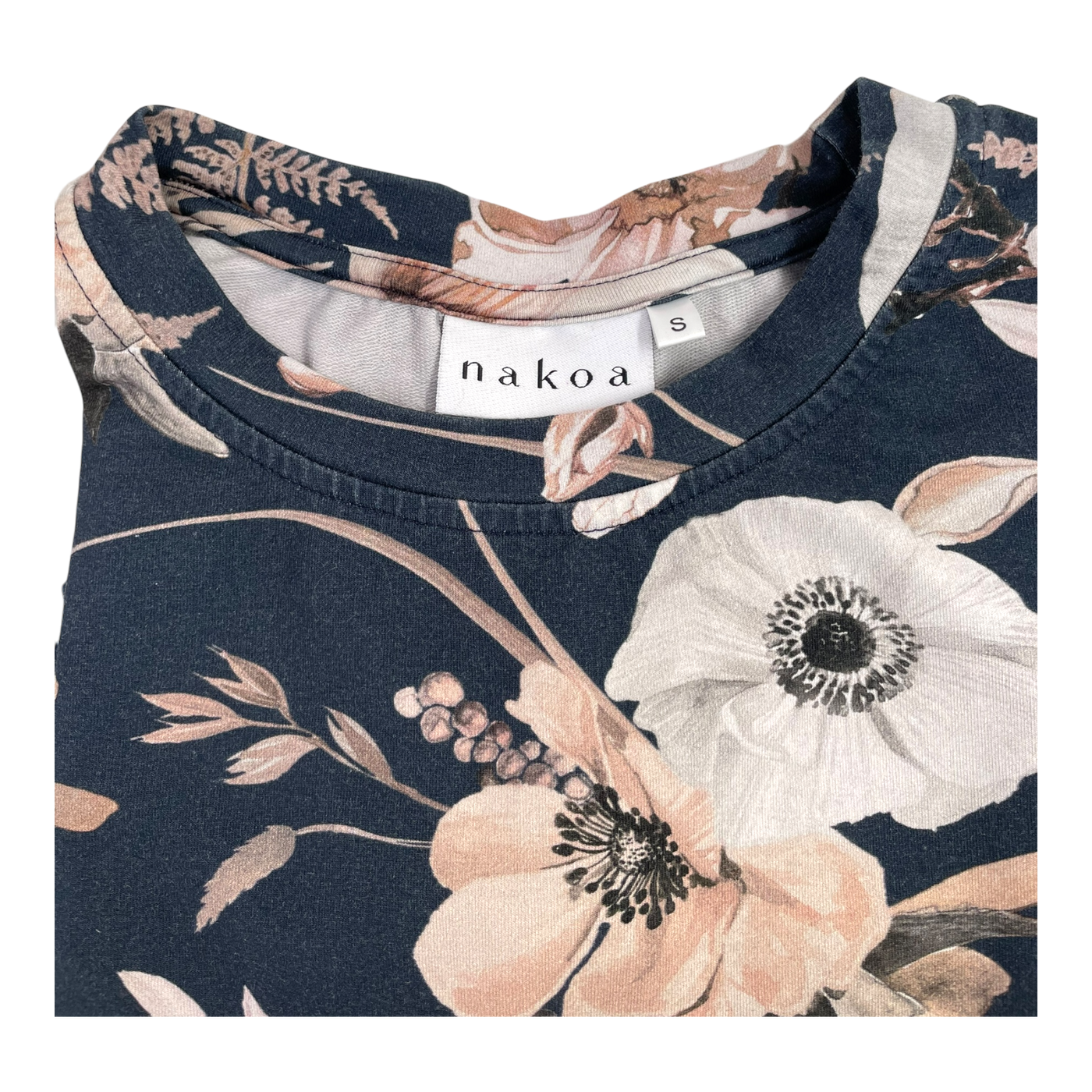 Nakoa sweatshirt, flowers | woman S