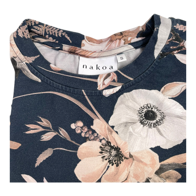 Nakoa sweatshirt, flowers | woman S