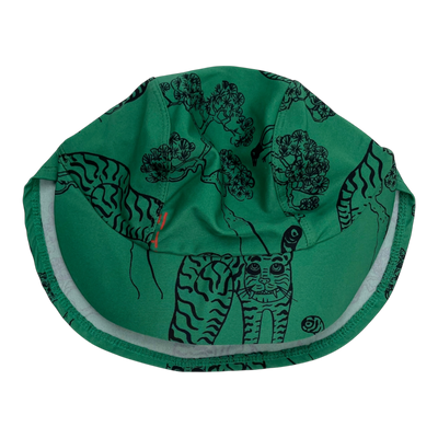 Mini Rodini sun hat, green | 48/50cm