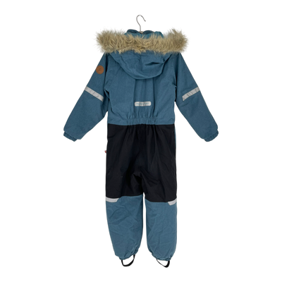 Polarn O. Pyret winter overall, teal blue | 116cm