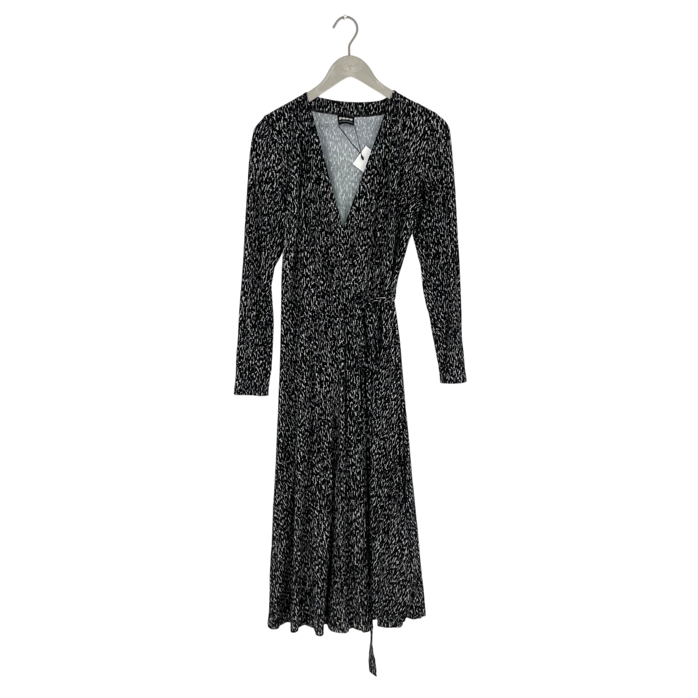 Papu wrap around dress, black/white | woman S