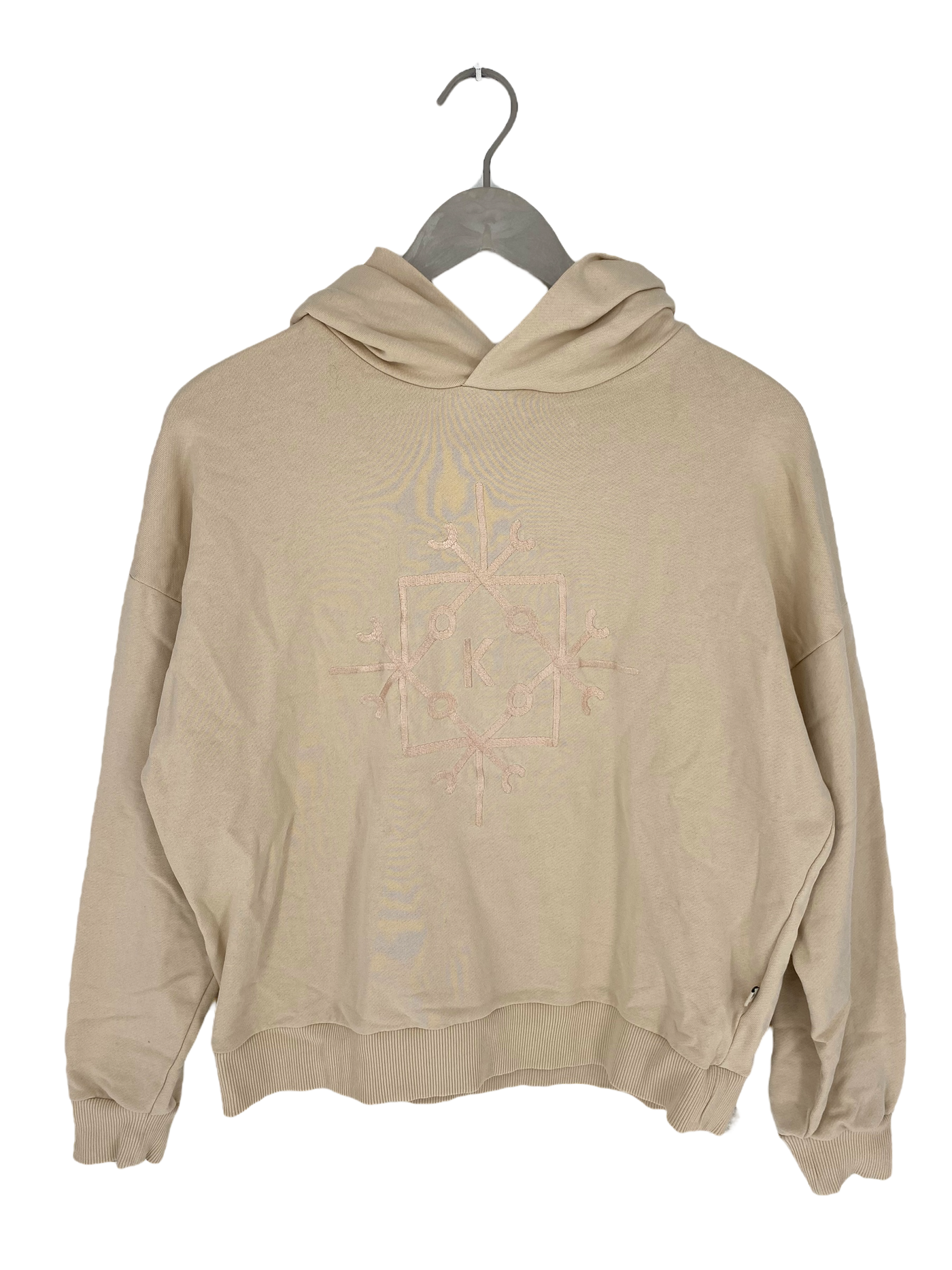 Kaiko embroidered hoodie, wheat | woman S