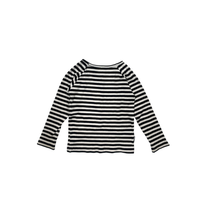 Metsola rib shirt, stripes | 104cm