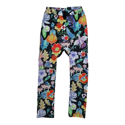 Vimma sweat pants, flowers | 140cm