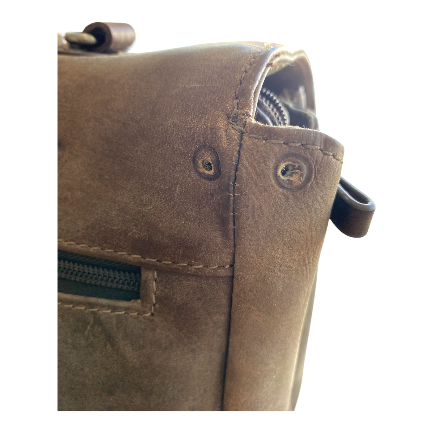 Harold's Bags ‭briefcase, antic taupe