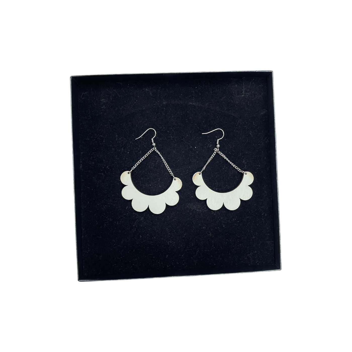 Maanantaimalli kaarella earrings, mint green
