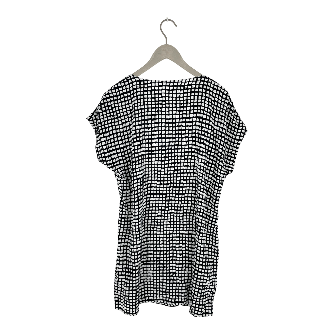 Ritva Falla flowy tunic shirt, squares | woman 46