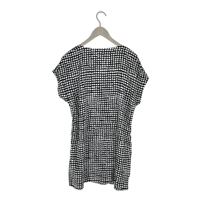 Ritva Falla flowy tunic shirt, squares | woman 46