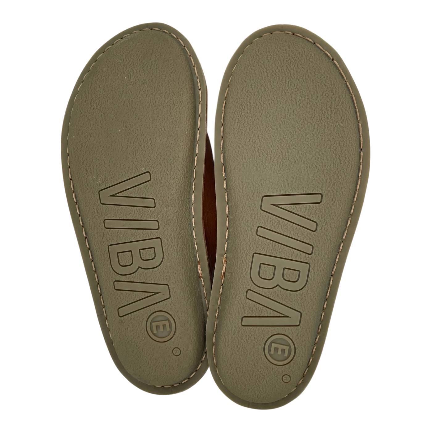 VIBAe Roma leather slippers, cognac brown | 44