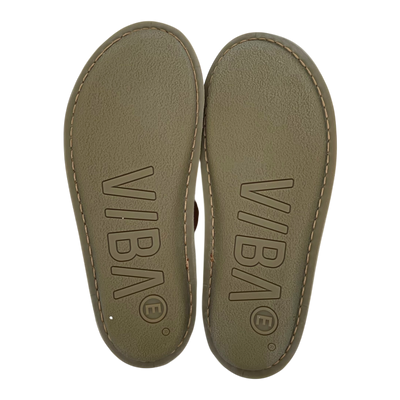 VIBAe Roma leather slippers, fawn tan | 44