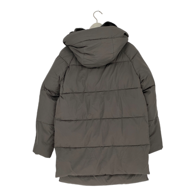 Embassy of Bricks and Logs Lyndon down jacket, grey / brown | woman M