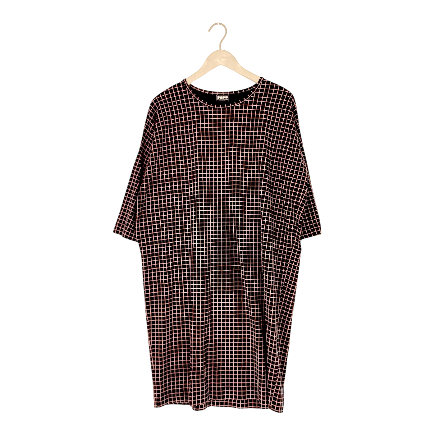 Papu tricot dress, tiny grid | woman S