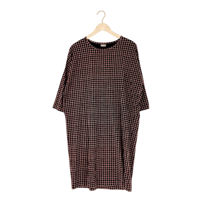 Papu tricot dress, tiny grid | woman S