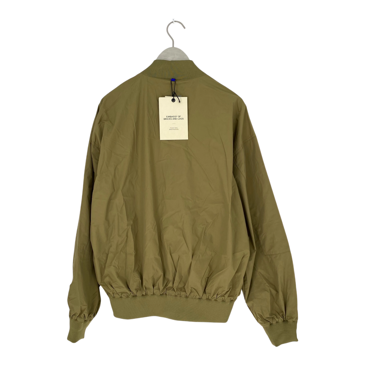 Embassy of Bricks and Logs khudi bomber jacket, moss green | unisex L