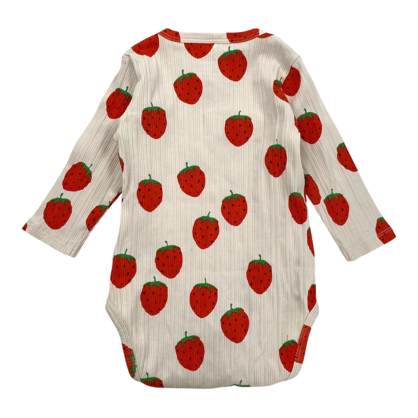 Mini Rodini rib body, strawberry | 74cm