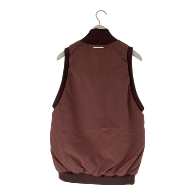Embassy of Bricks and Logs berlin vest, burgundy | unisex S