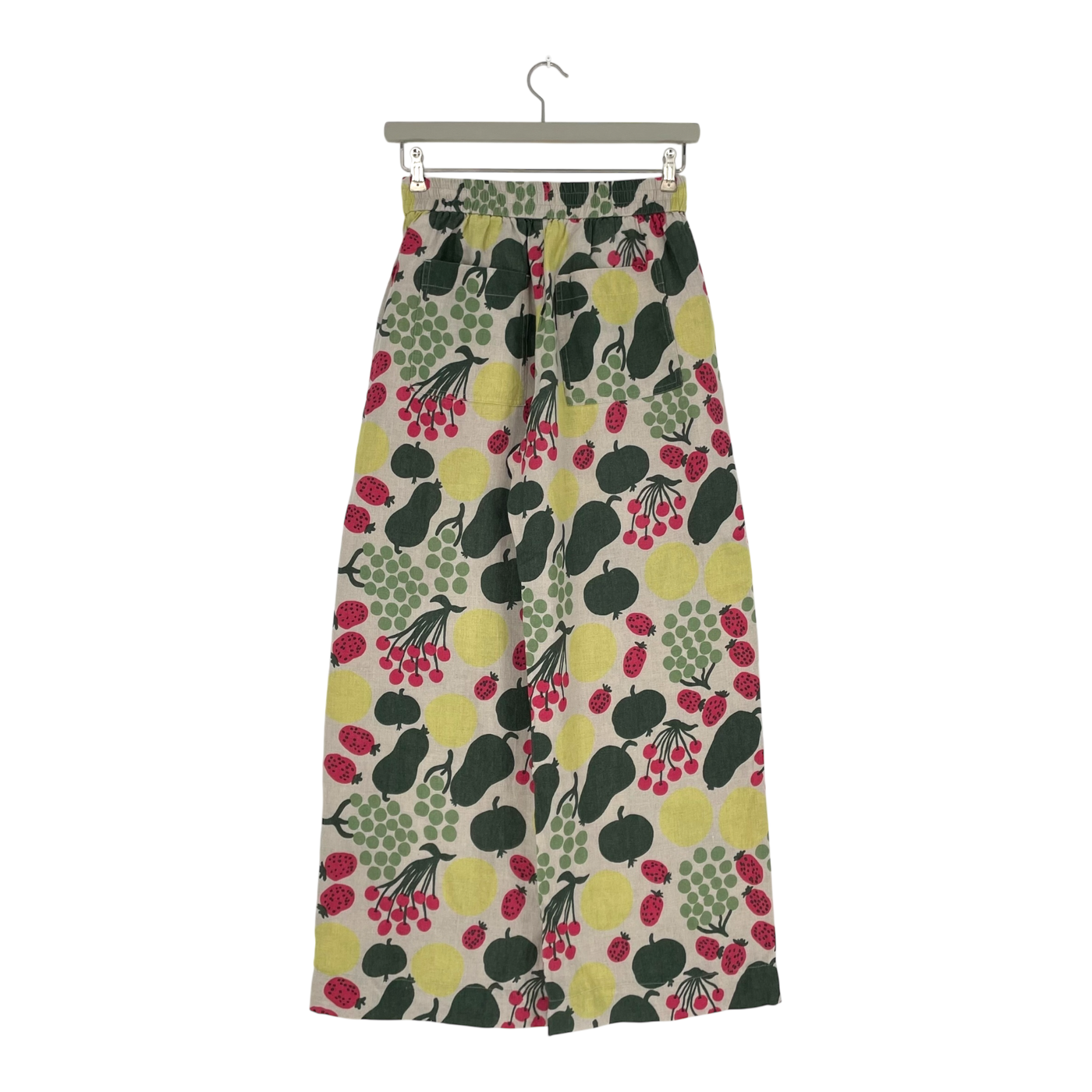 Marimekko linen pants, kukkinut pieni tori | woman M