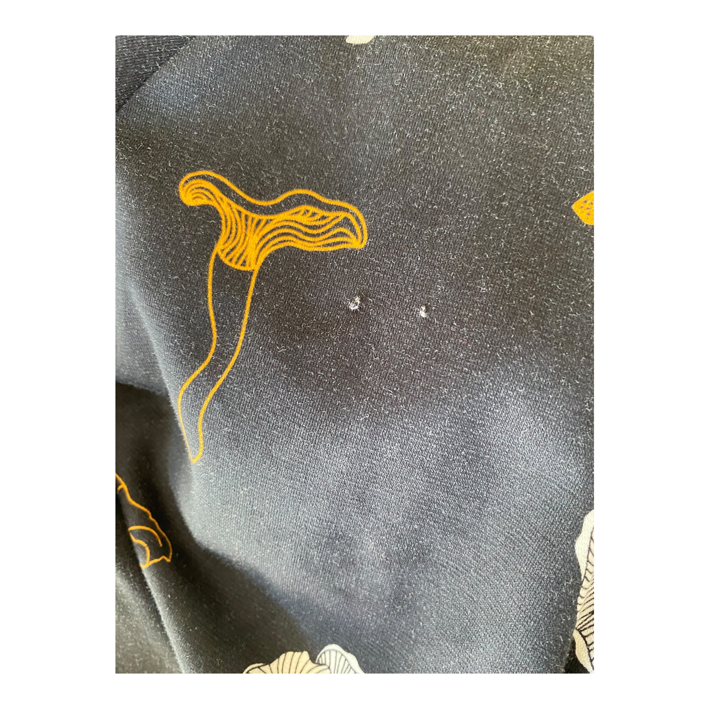 Riva Clothing hoodie tunic, mushrooms | woman M