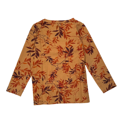 Kaiko shirt, leaves | 98/104cm