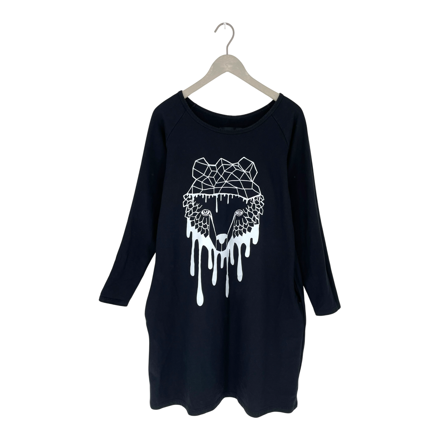 Uhana sweat dress, wolf | woman XXL