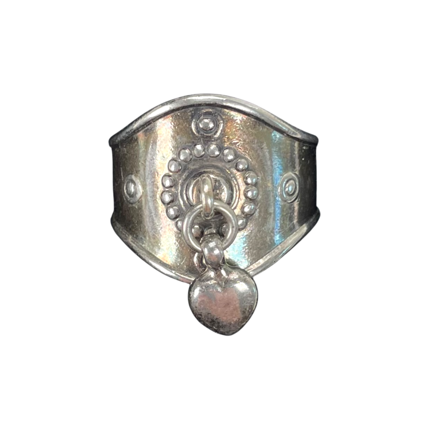 Kalevala Koru heart ring, silver