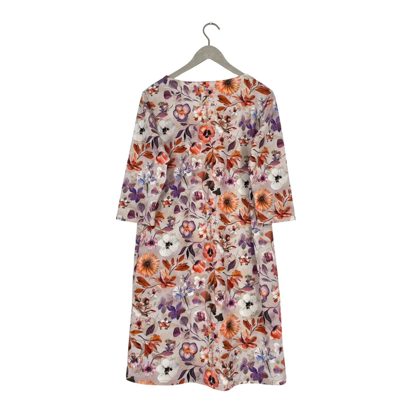 Nakoa belted dress, peach flower | woman M