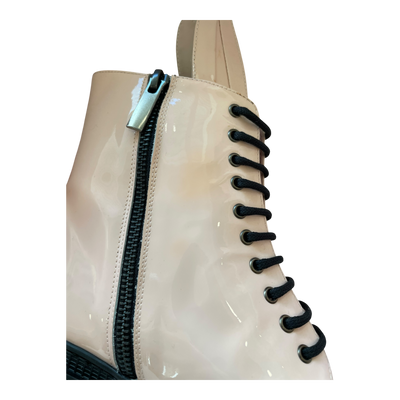 Minna Parikka combat boots, pink patent | 38