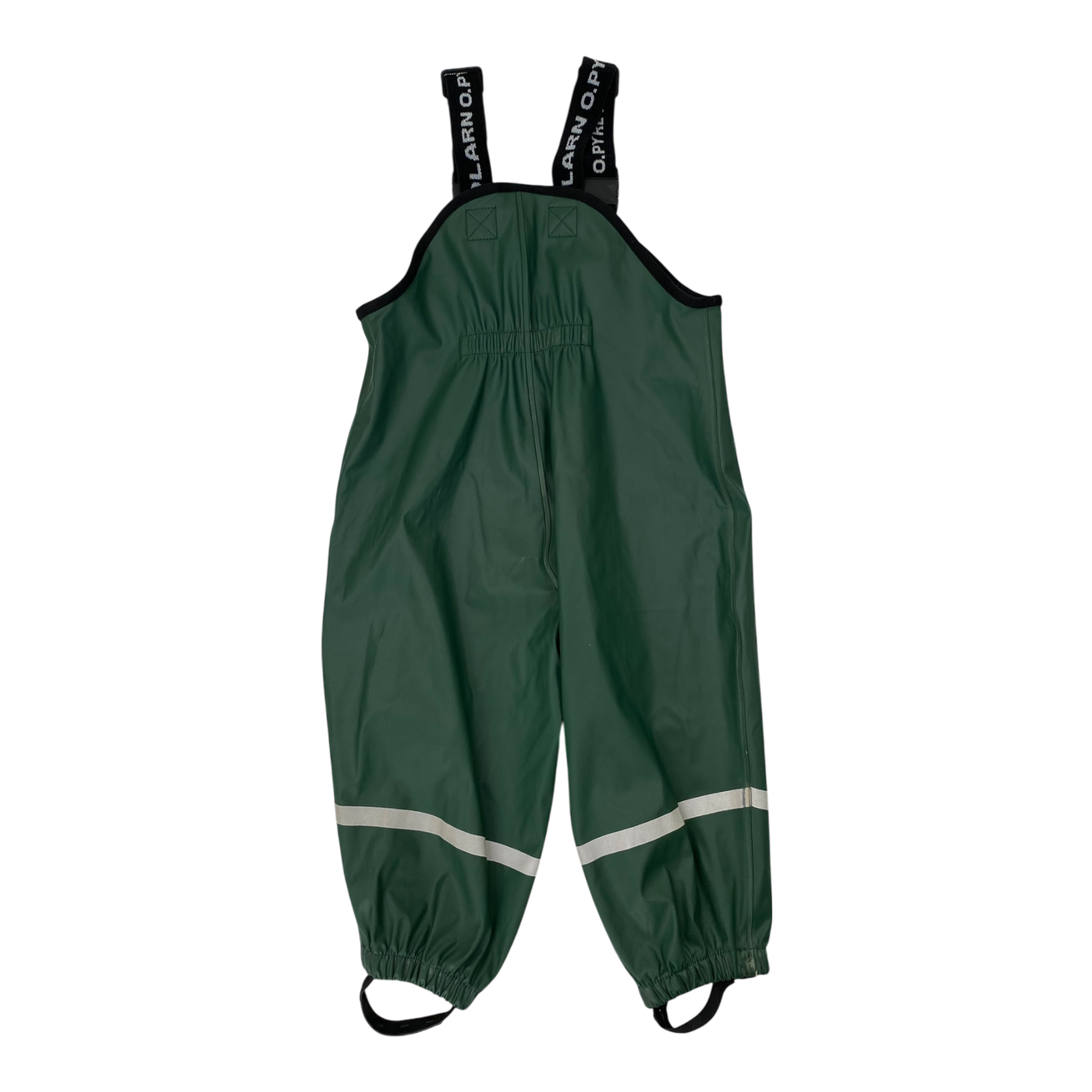 Polarn O. Pyret Rain Latzhose, dunkelgrün | 86/92 cm
