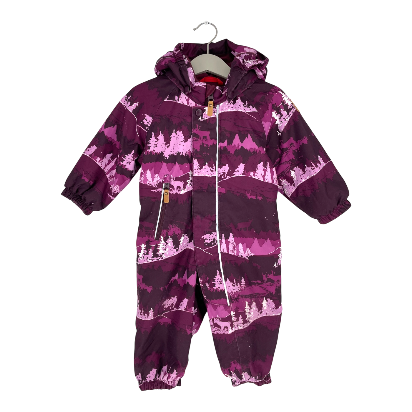 Reima puhuri winter overall, purple forest | 74cm