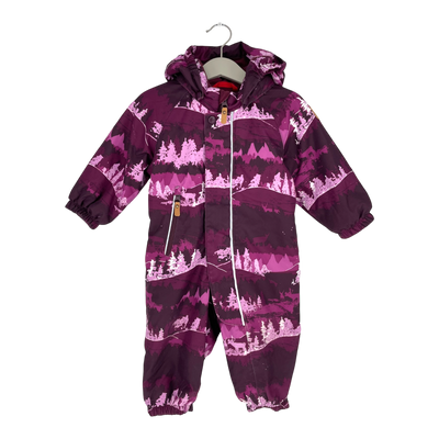 Reima puhuri winter overall, purple forest | 74cm