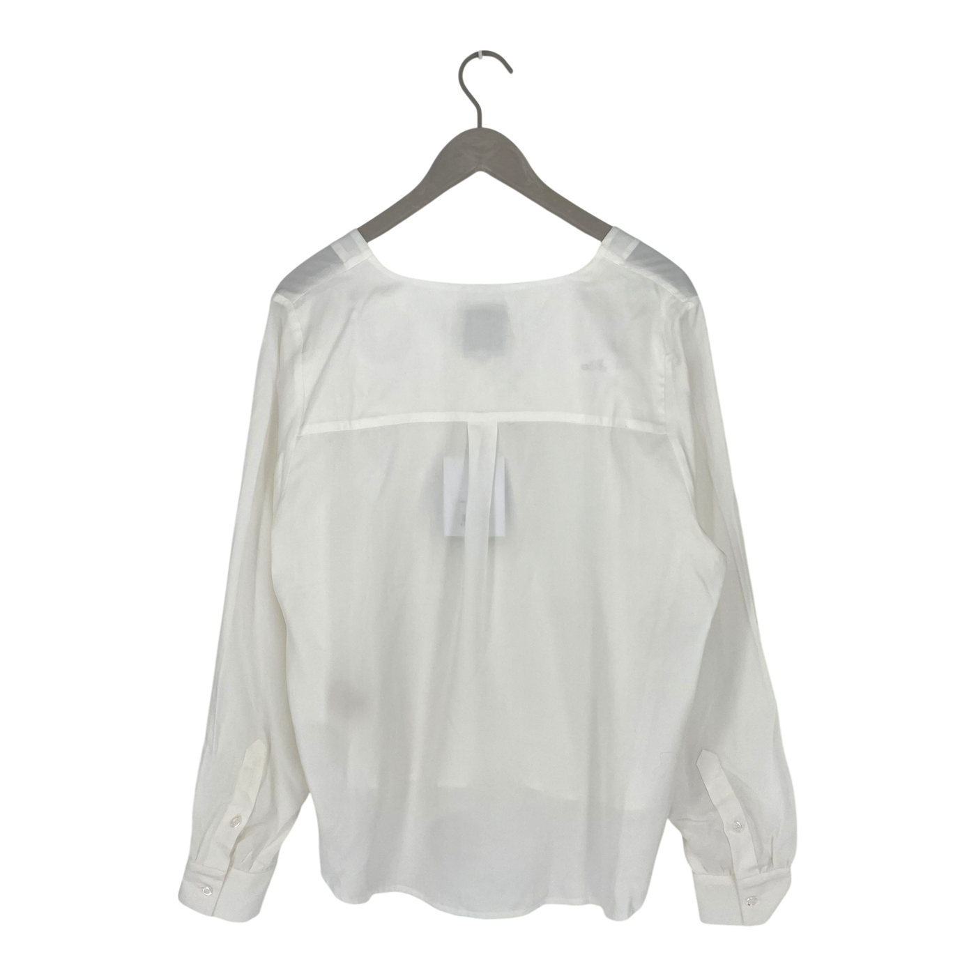 Kaiko v-neck button blouse, white | woman L