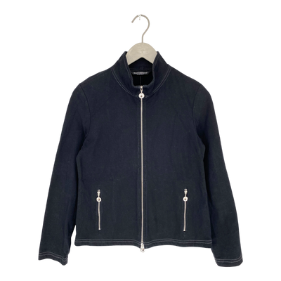 Marimekko sweat jacket, black | woman XS
