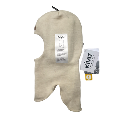 Kivat wool balaclava, cream white | 2-4y