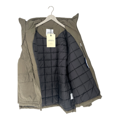Embassy of Bricks and Logs Kingston coat, black olive | unisex L
