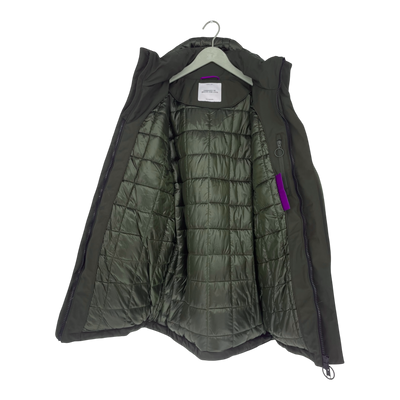 Embassy of Bricks and Logs parka, hunter green | unisex L